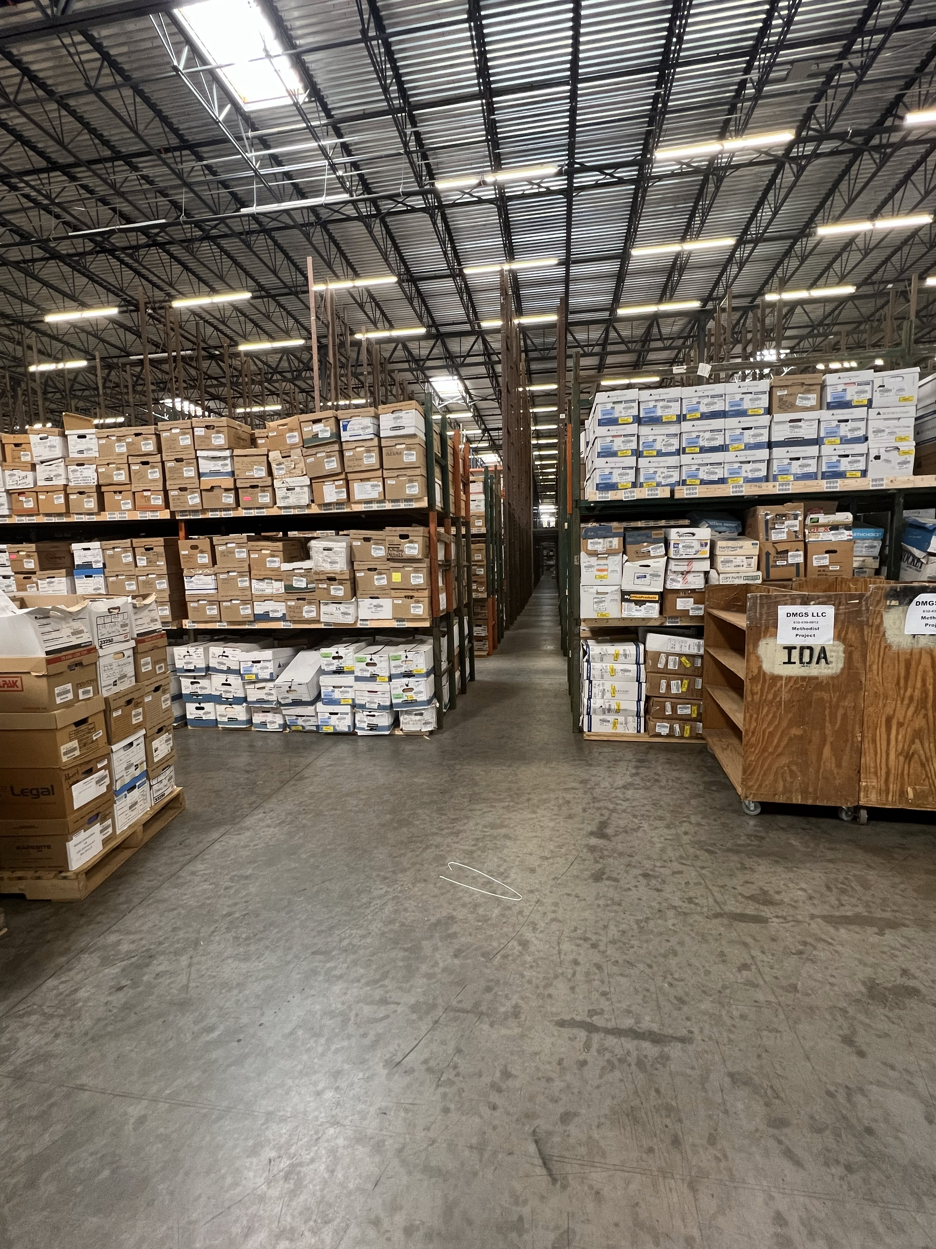 Archive management and long-term records storage solutions by Document Management Group in Houston